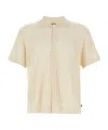 Hugo Boss Knitted Shirt Shirt And Blouse White In Neutral