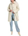 Hugo Boss Coteddy Coat In White