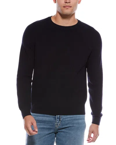 Hugo Boss Boss  Derlino Wool-blend Crewneck Sweater In Black