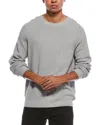 Hugo Boss Derlino Wool-blend Crewneck Sweater In Gray
