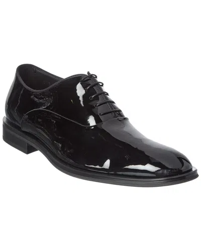 Hugo Boss Evening Patent Oxford In Black