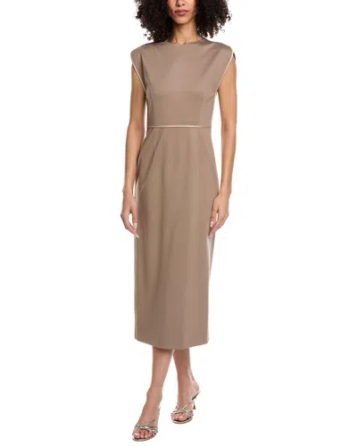 Hugo Boss Boss  Detira Midi Dress In Green