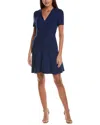 Hugo Boss Dirosa A-line Dress In Blue