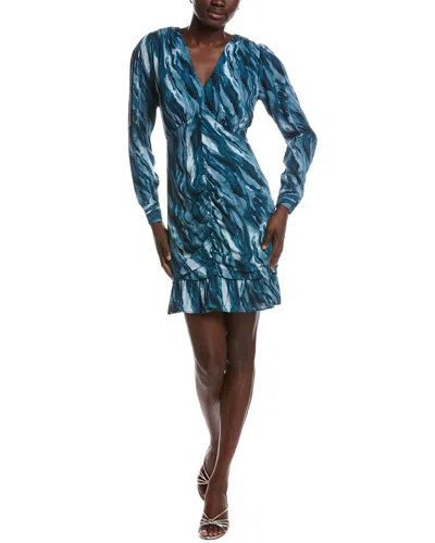 Hugo Boss Boss  Dittan Mini Dress In Blue