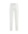 Hugo Boss Drawstring-waist Trousers In White