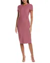 Hugo Boss Dufeva Sheath Dress In Pink