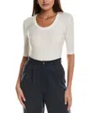 Hugo Boss Eifflie Top In Neutral