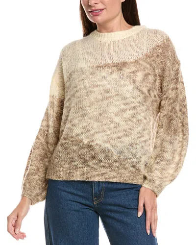 Hugo Boss Boss  Fargovia Wool & Alpaca-blend Sweater In Brown