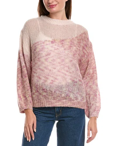 Hugo Boss Boss  Fargovia Wool & Alpaca-blend Sweater In Pink