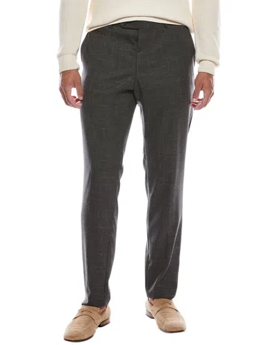 Hugo Boss Boss  Genius Wool & Linen-blend Trouser In Gray