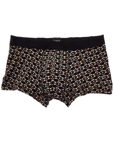 Hugo Boss Boss  Geo Boxer Trunk In Brown