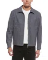 Hugo Boss Boss Man Jacket Grey Size 40 Polyamide, Elastane In Gray