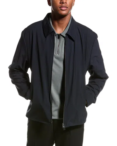 Hugo Boss Boss  Hanry Wool-blend Jacket In Blue