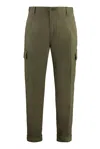 HUGO BOSS BOSS HUGO BOSS HERRINGBONE STRETCH TAPERED FIT CARGO TROUSERS