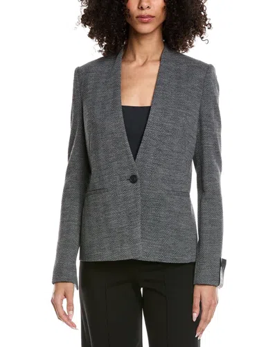 Hugo Boss Boss  Jemma2 Wool-blend Jacket In Gray