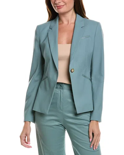 Hugo Boss Boss  Jia Wool Blazer In Green