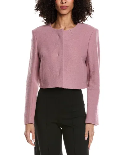 Hugo Boss Boss  Jicena Wool Jacket In Pink