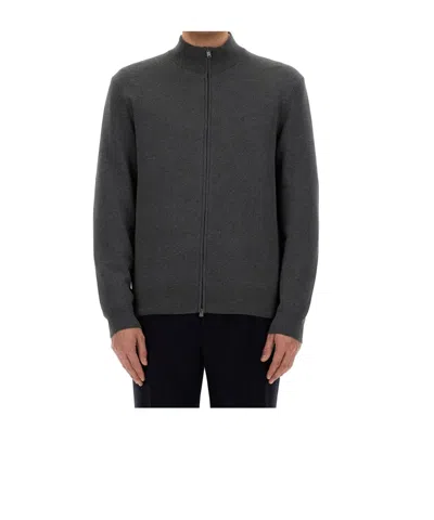 HUGO BOSS BOSS HUGO BOSS KNITTED ZIP-UP CARDIGAN