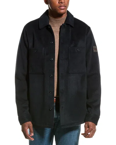 Hugo Boss Boss  Locky Shirt Jacket In Blue