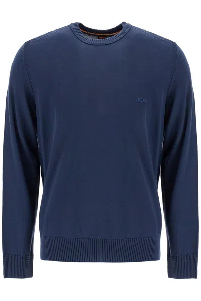 HUGO BOSS BOSS HUGO BOSS LOGO EMBROIDERED CREWNECK JUMPER