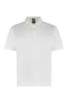 Hugo Boss Lightweight Short-sleeved Cotton Polo Shirt In Multi