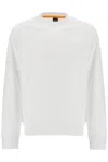 HUGO BOSS BOSS HUGO BOSS LOGO PRINTED CREWNECK SWEATSHIRT