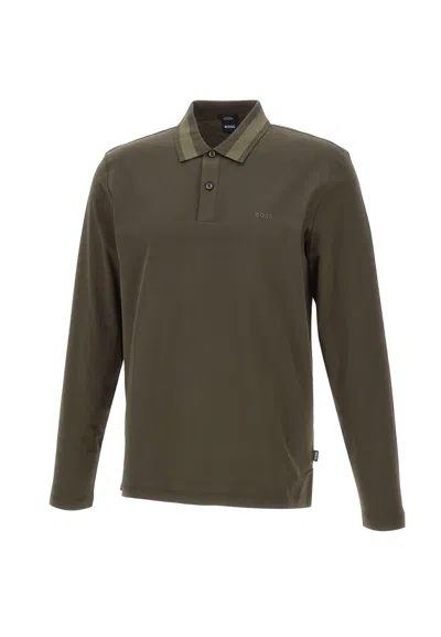 HUGO BOSS BOSS HUGO BOSS LONG-SLEEVED POLO SHIRT
