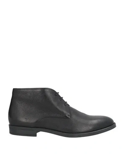 Hugo Boss Boss  Man Ankle Boots Black Size 13 Leather