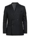 Hugo Boss Boss  Man Blazer Black Size 42 Virgin Wool In Black