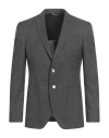 Hugo Boss Boss  Man Blazer Charcoal Size 42 Virgin Wool In Multi