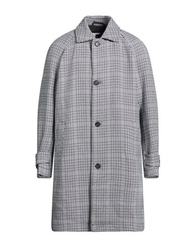 Hugo Boss Boss  Man Coat Blue Size 36 Polyester, Viscose, Elastane In Animal Print