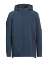 Hugo Boss Boss  Man Jacket Midnight Blue Size Xl Polyester, Viscose, Elastane