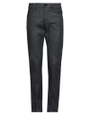 Hugo Boss Slim-fit Jeans In Black Performance-stretch Knitted Denim In Blue