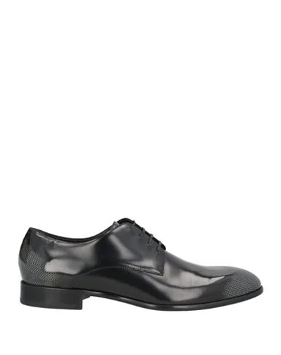 Hugo Boss Boss  Man Lace-up Shoes Black Size 8 Leather