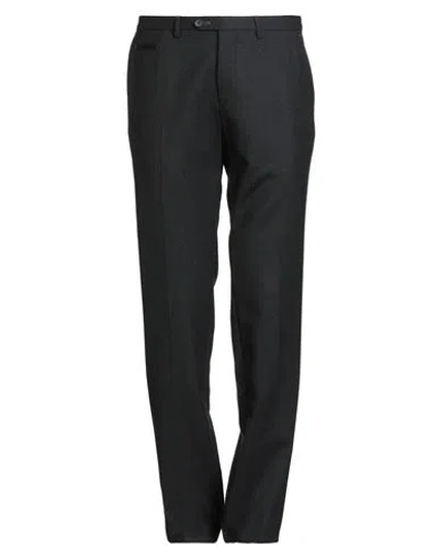 Hugo Boss Boss  Man Pants Charcoal Size 42 Virgin Wool In Gray