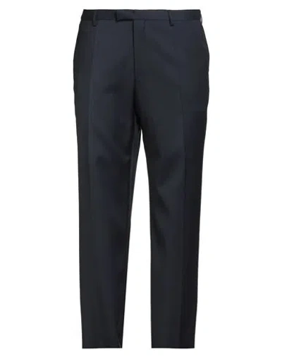 Hugo Boss Boss  Man Pants Midnight Blue Size 42 Virgin Wool