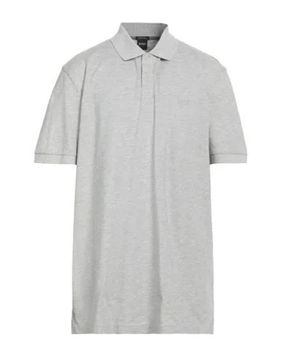 Hugo Boss Boss  Man Polo Shirt Light Grey Size 3xl Cotton In Gray