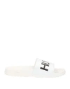 Hugo Boss Boss  Man Sandals White Size 8 Rubber
