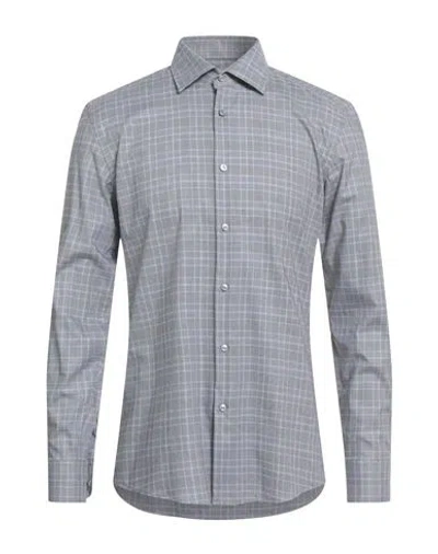 Hugo Boss Boss  Man Shirt Grey Size 15 ¾ Cotton In Blue