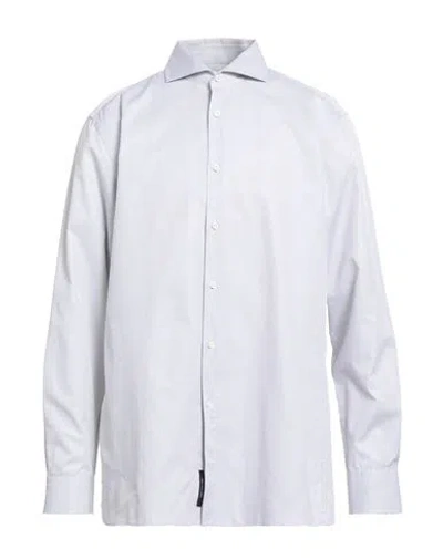 Hugo Boss Boss  Man Shirt Light Grey Size 17 ½ Cotton In Gray