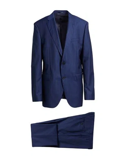 Hugo Boss Boss  Man Suit Midnight Blue Size 44 Virgin Wool
