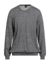 Hugo Boss Boss  Man Sweater Black Size 3xl Virgin Wool In Gray