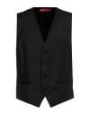 HUGO BOSS BOSS HUGO BOSS MAN TAILORED VEST BLACK SIZE 42 VIRGIN WOOL