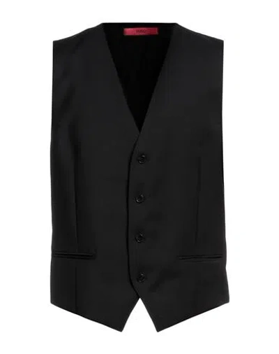 Hugo Boss Boss  Man Vest Black Size 42 Virgin Wool