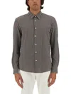 HUGO BOSS BOSS HUGO BOSS MICRO CHECKED PATTERN BUTTONED SHIRT