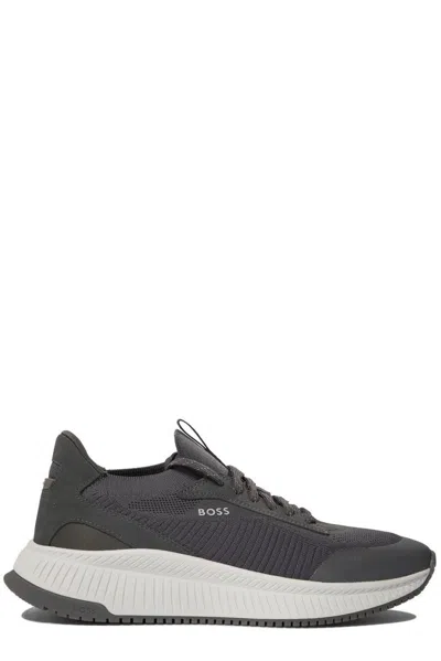 Hugo Boss Sneakers In Grey