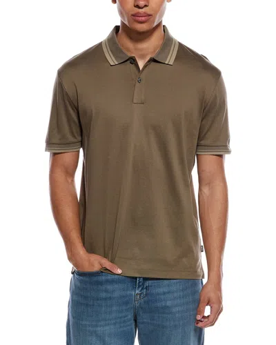 Hugo Boss Parlay Polo Shirt In Brown