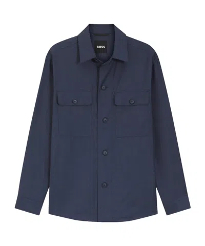 Hugo Boss Boss P Carper Os Wg 262 Jacket In Blue