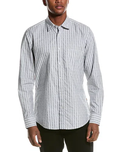 Hugo Boss Boss  Remiton Regular Fit Shirt In White