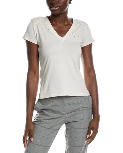 Hugo Boss Boss  Rhinestone T-shirt In White